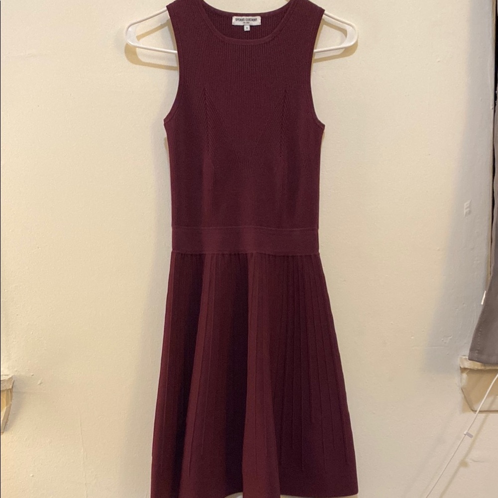 Opening Ceremony Burgundy Dress